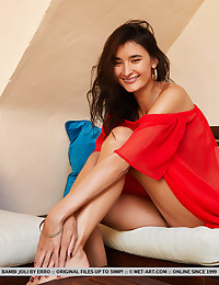 Bambi Joli nude in glamour Crimson Sundress gallery 
