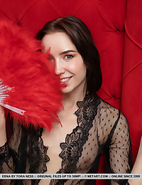Erna nude in erotic RED FEATHER gallery - MetArt.com